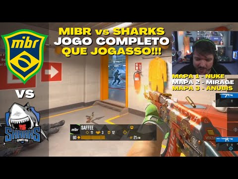 MIBR vs SHARKS - JOGO COMPLETO (Todos os Mapas) ESL Challenger Jönköping 2023 SA Closed Qualifier