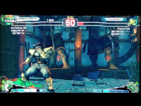 SSFIV AE V2012 : bor3shed_95 (Blanka) VS PianisTQ8 (Bison)