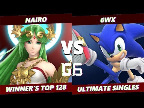 Glitch 6 SSBU - NRG | Nairo (Palutena) VS 6WX (Sonic) Smash Ultimate Winner's Top 128