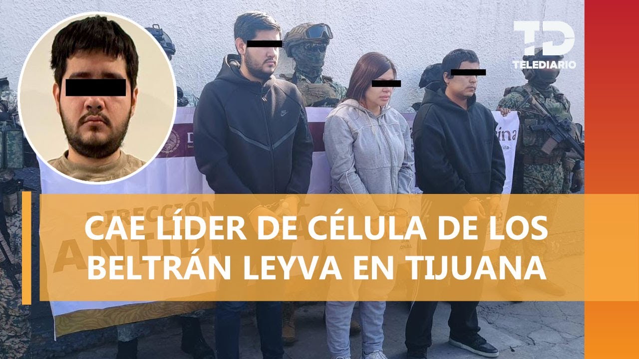 Detienen a 'El Tavo', líder de célula delictiva vinculada a los Beltrán Leyva en Tijuana