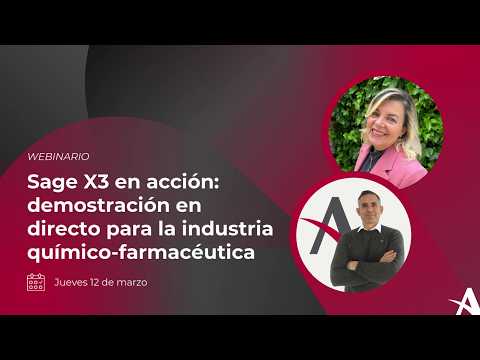 Sage X3 en acci�n: demostraci�n en directo para la industria qu�mico-farmac�utica