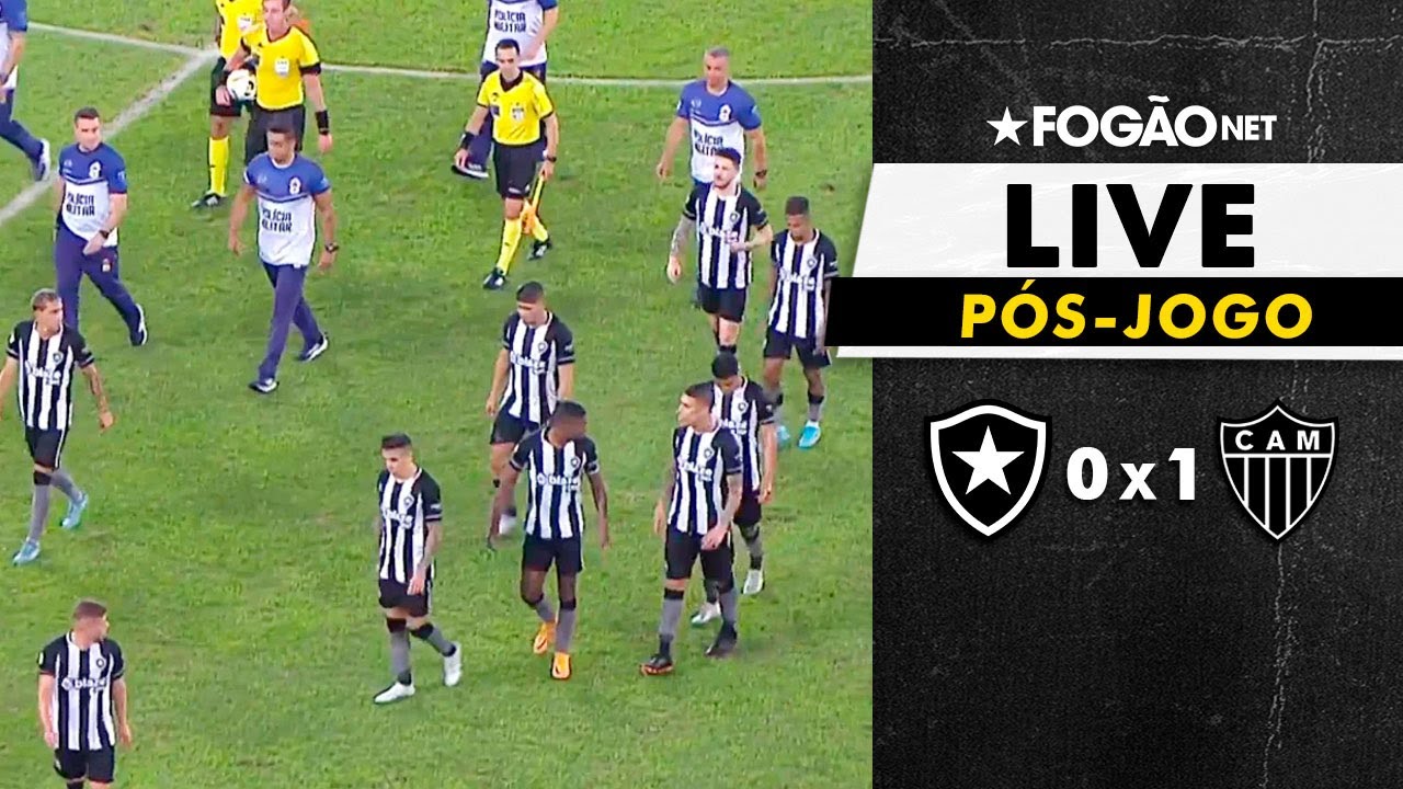 AO VIVO: FogãoNET faz live pós-jogo de Botafogo 0 x 1 Atlético-MG AO VIVO: FogãoNET faz live pós-jogo de Botafogo 0 x 1 Atlético-MG
