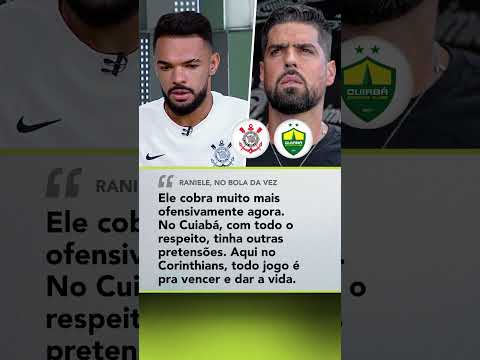 Raniele falou da diferença de trabalho do António Oliveira no Cuiabá e no Corinthians #shorts
