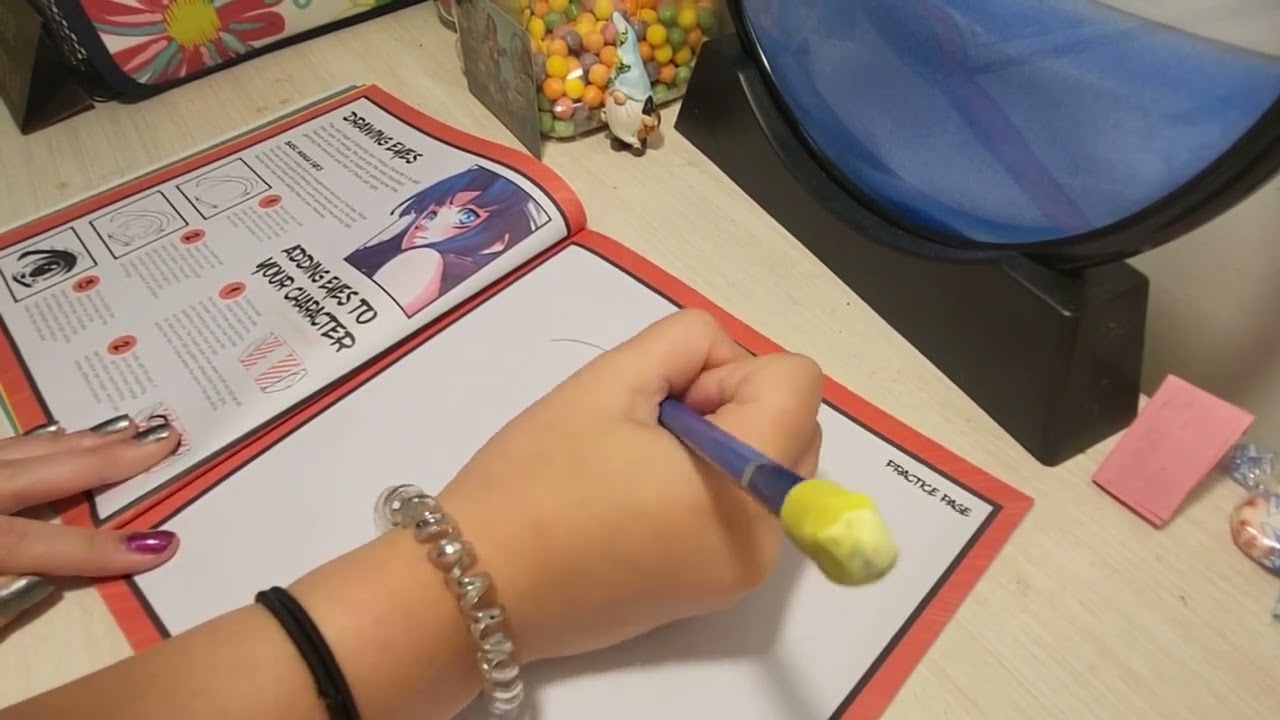 trying out ArtMaker's How to Draw Manga book (not sponsored)