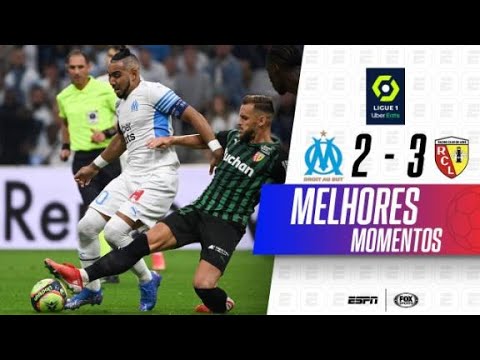 PAYET FAZ GOLAÇO DE FALTA! Olympique de Marselha 2 x 3 Lens no Campeonato Francês