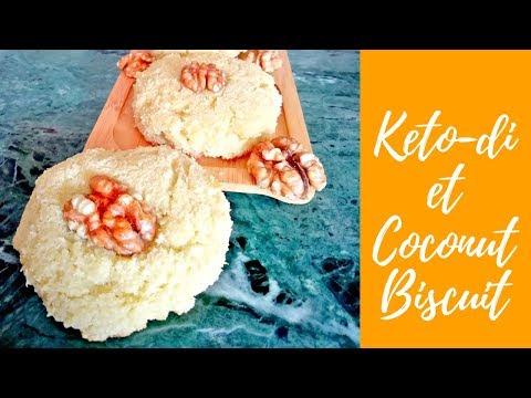 Coconut Biscuit for Keto Diet - بسكوت جوز الهند لنظام الكيتو Video