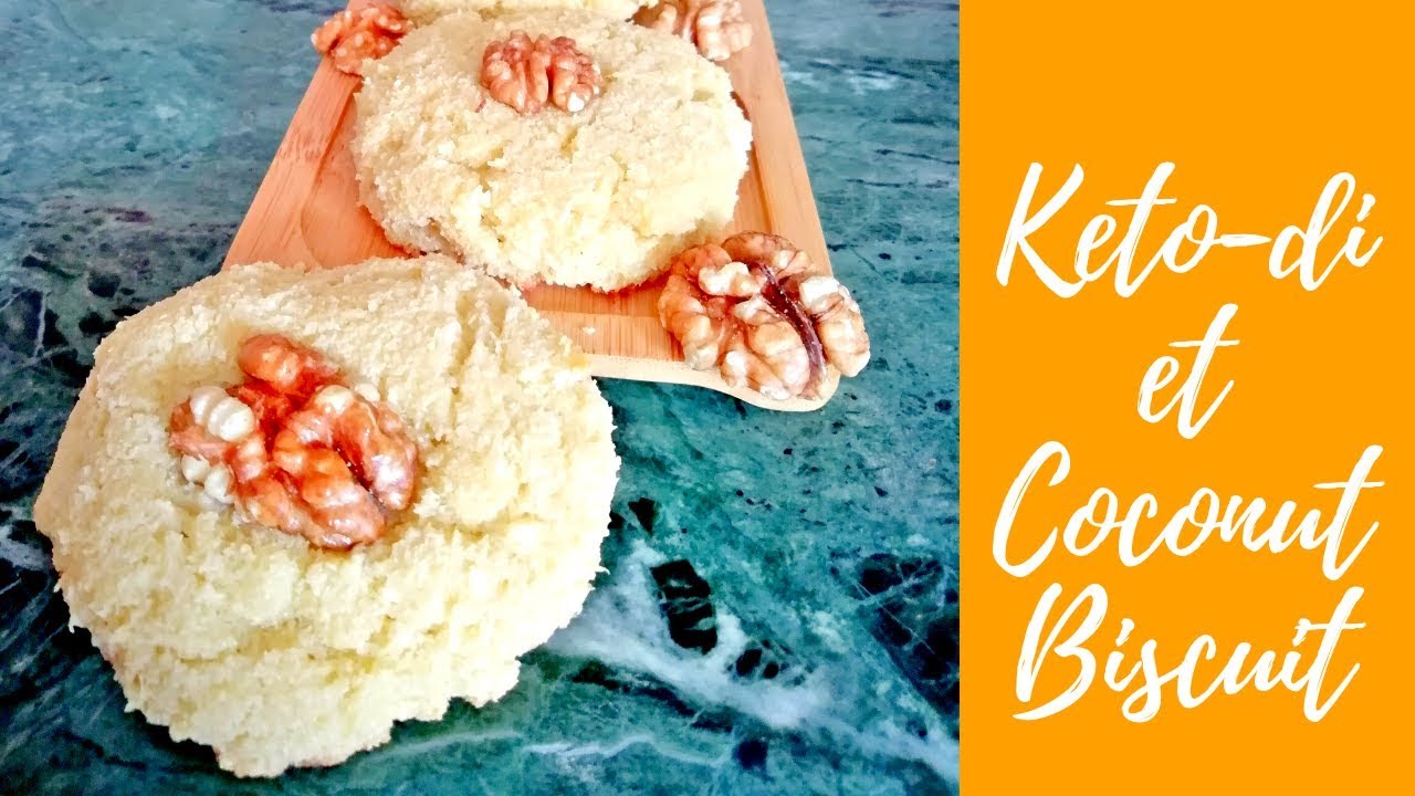Coconut Biscuit for Keto Diet - بسكوت جوز الهند لنظام الكيتو
