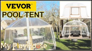 Vevor Transparent Tent for my Tiny Pool & a New Tile - 1481