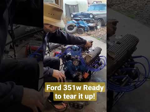 Rebuilt 351w #ford #gearheads #hotrod #engine #enginebuild #351 #horsepower: