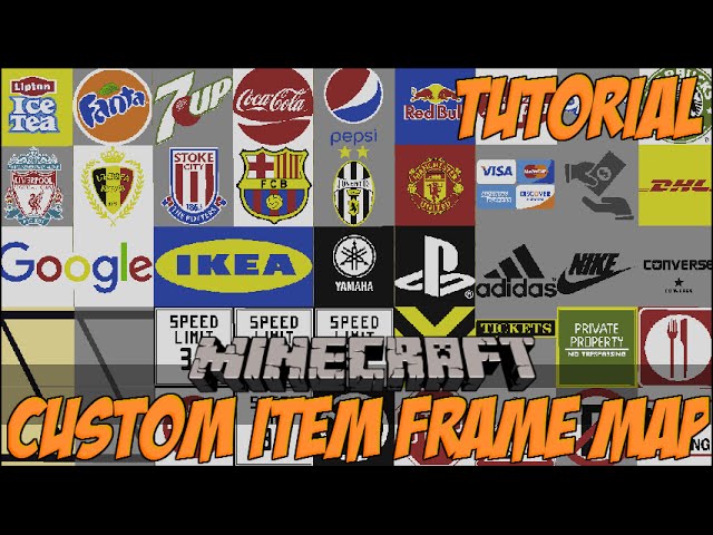 Custom Itemframe Map Repository (Logo's, Brands, Traffic Signs ...