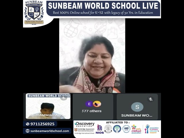 our Academic Head at Sunbeam World School inspire us with insightful words on this Republic Day! 📚