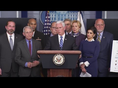 LIVESTREAM: VP Pence, federal health officials give update on coronavirus - 02-10-2020