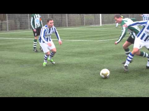 Uitstekende redding Rian Drost (Tricht 1) tegen FC Lienden ( 25 januari 2014)