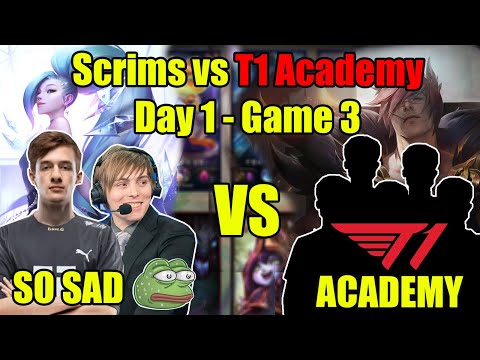 Nemesis and LS Scrims vs T1 Academy Day 1 - Game 3 | LS Ban Sett | Nemesis/LS Stream higlights