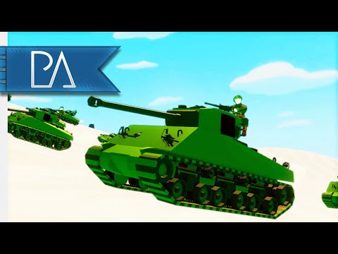 MASSIVE WW2 TANK INVASION IN THE DESERT! - Total Tank Simulator Gameplay