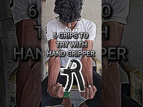 6 Grips To Try With Hand Gripper (VEINS) 😱#armwrestling #shorts