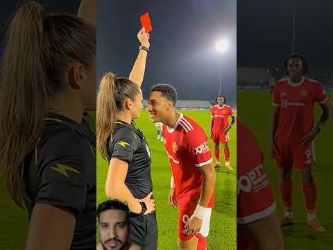 That red card turned into pure chaos #soccerplayer #shorts #football