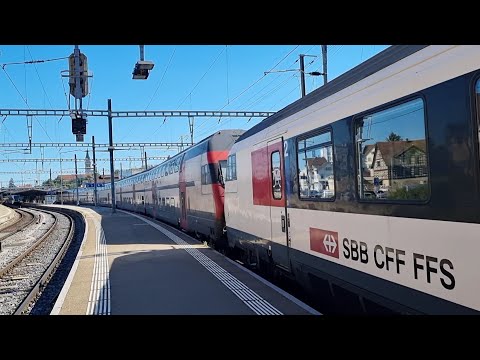 SBB EW IV und IC2000 Pendel abfahrt in Romanshorn