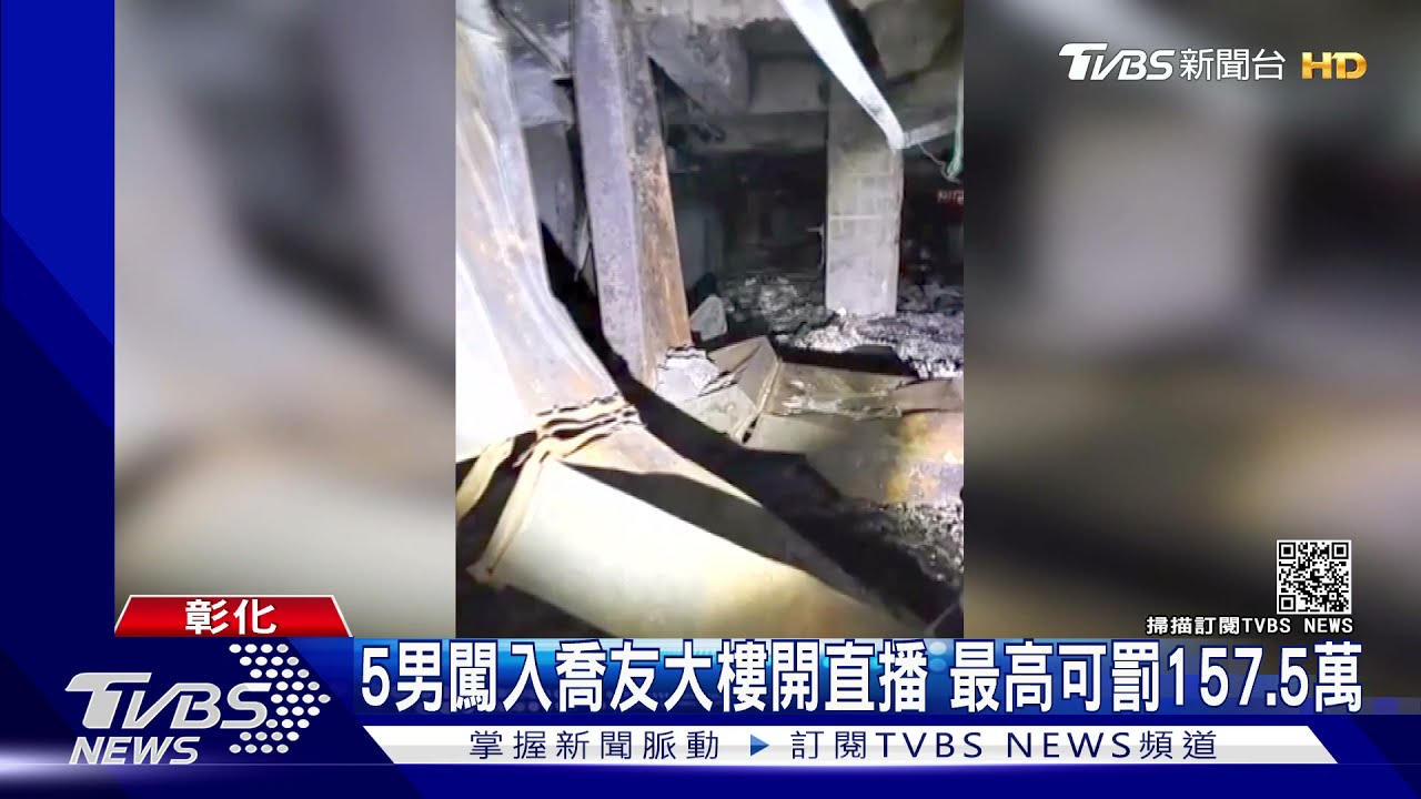 5男闖入喬友大樓開直播 最高可罰157.5萬