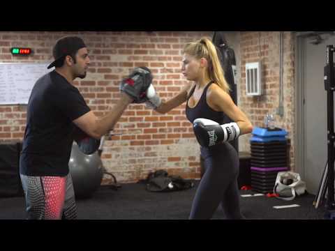 Charlotte McKinney Getting Her Boxing On