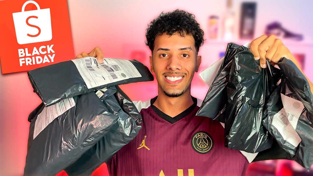 CHEGARAM MINHAS COMPRAS DA BLACK FRIDAY DA SHOPEE