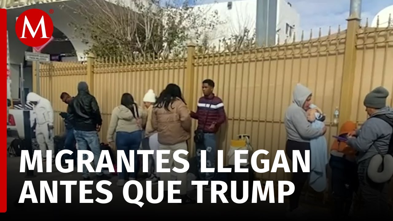 Migrantes desafían el tiempo ante el regreso de Donald Trump y sus deportaciones masivas