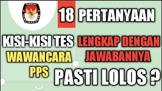 Download lagu KISI KISI DAN CONTOH PERTANYAAN BESERTA JAWABANNYA TES WAWANCARA PPS PEMILU 2024 mp3 Download lagu KISI KISI DAN CONTOH PERTANYAAN BESERTA JAWABANNYA TES WAWANCARA PPS PEMILU 2024 mp3