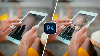Easily Create Highly Realistic Screen Mockup! - Photoshop Tutorial