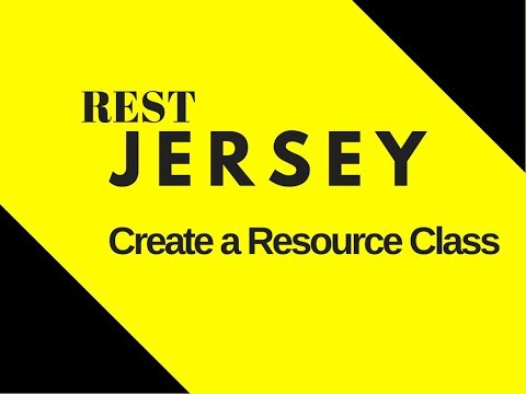 3 Restful Web Services Tutorial | How to create a Resource Class