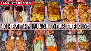Over 10 HEALTHY SCHOOL LUNCH ideas for Kids