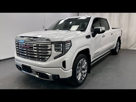 2022 GMC Sierra 1500 Crew Cab Standard Box 4-Wheel Drive Denali in White for sale at Davis GMC Buick Lethbridge in Lethbridge, AB