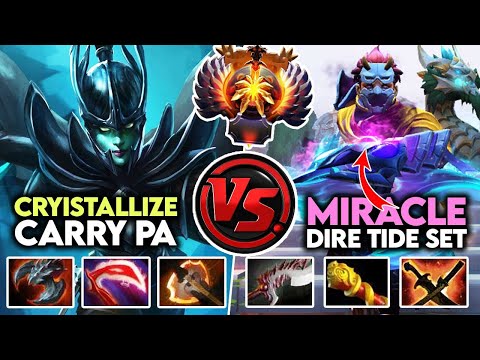 Miracle [Diretide Amazing Set] vs Crystallize [1 Hit Pa] - Top Immortal Carry Dota 2