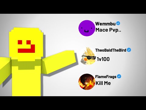 Asking Every Minecraft Youtuber For A Challenge 