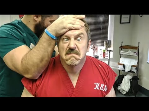 Master Ken gets his FIRST CHIROPRACTIC ADJUSTMENT!