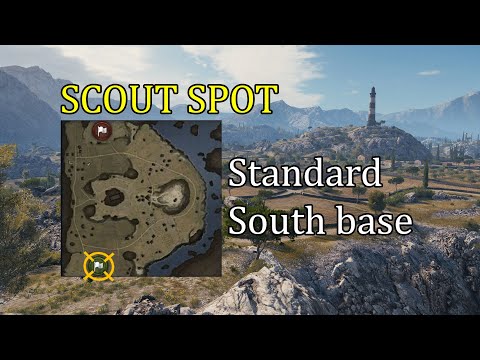 Scout Like a Pro: Cliff (North base) - T100LT gameplay