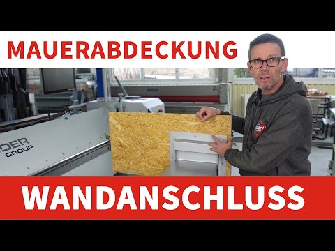 Mauerabdeckung Putz- oder Wandanschluss zum Vollwärmeschutz 🔨