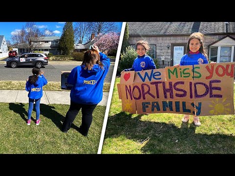 Teachers Parade Through Town in Cars to See Students