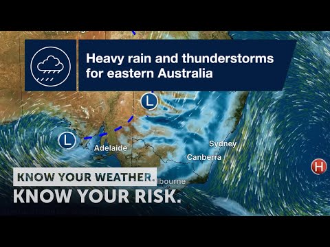 Severe Weather Update: heavy rain and thunderstorms for east Aus – 28 Sept 2021