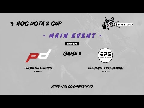 Elements Pro Gaming vs. Prodota Gaming bo3 @ AOC Dota 2 Cup Game 1
