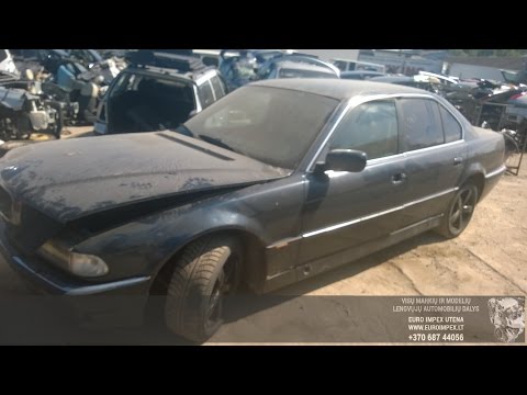 Car recycler parts BMW 7-Series, E38 1997 730 i,iL 160kW Gasoline Automatic