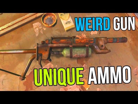 FALLOUT 4 The Weirdest Weapon with Unique Ammo Options! Syringer Rifle