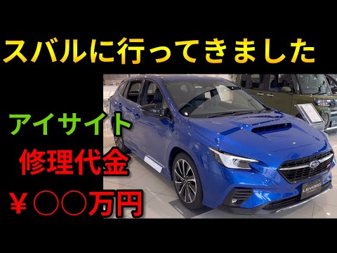 実験中、アイサイトを壊した