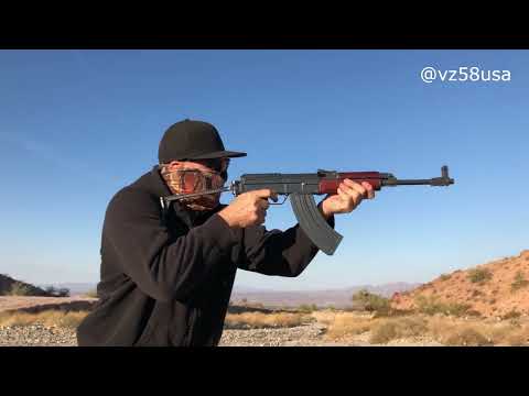 VZ 58 Comparison No Muzzle Brake VS. High Efficiency Compensator / Muzzle Brake