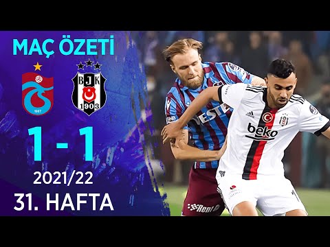 Trabzonspor 1-1 Beşiktaş MAÇ ÖZETİ | 31. Hafta - 2021/22
