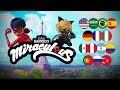 MIRACULOUS MULTILANGUAGE OPENING THEME Tales Of Ladybug Cat Noir