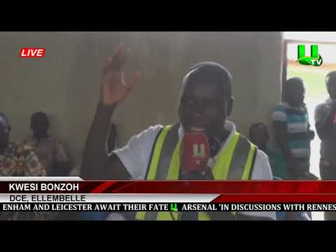 Ellembelle: DCE Cuts Sod For Construction Of Road Project