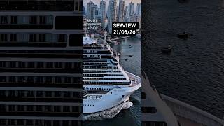 MSC SEAVIEW ship cruzeiro navio 21/03/26 Santos Buzios Salvador @cruzeiros2025  #google  #shorts