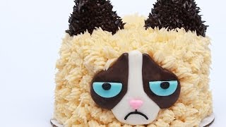 GRUMPY CAT CAKE - NERDY NUMMIES