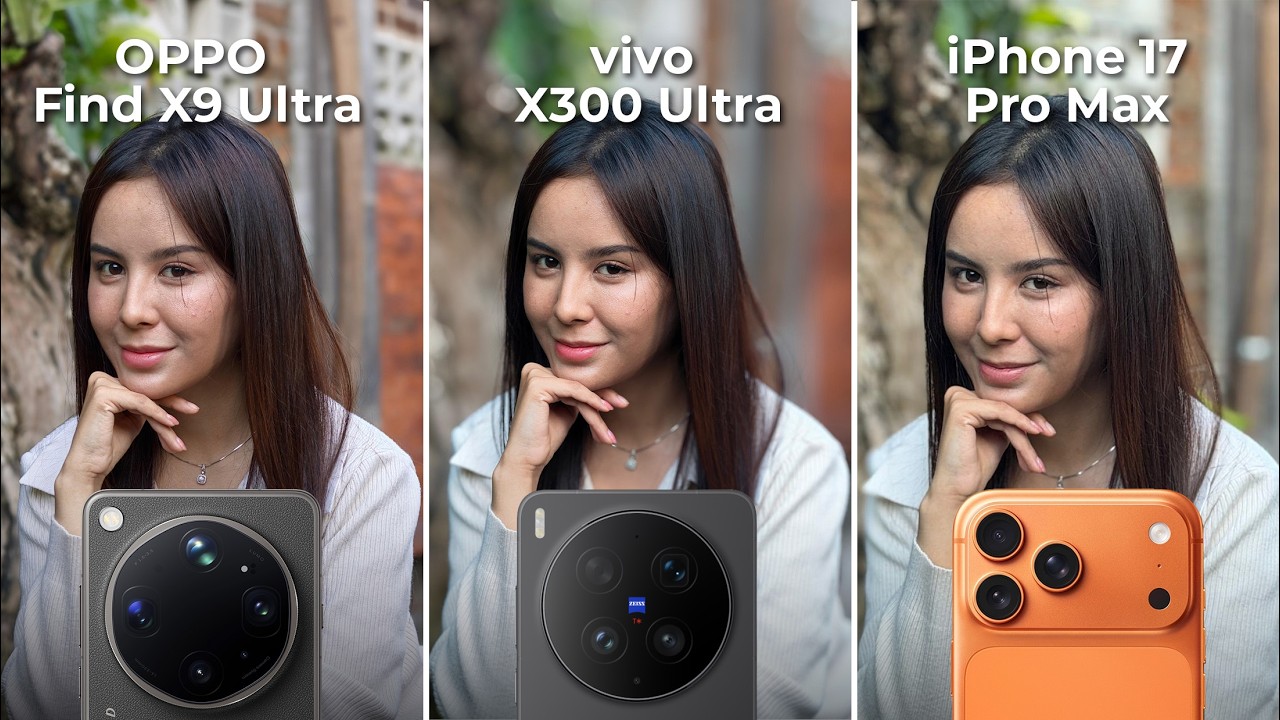 Camera Test OPPO Find X9 Ultra vs vivo X300 Ultra vs iPhone 17 Pro Max