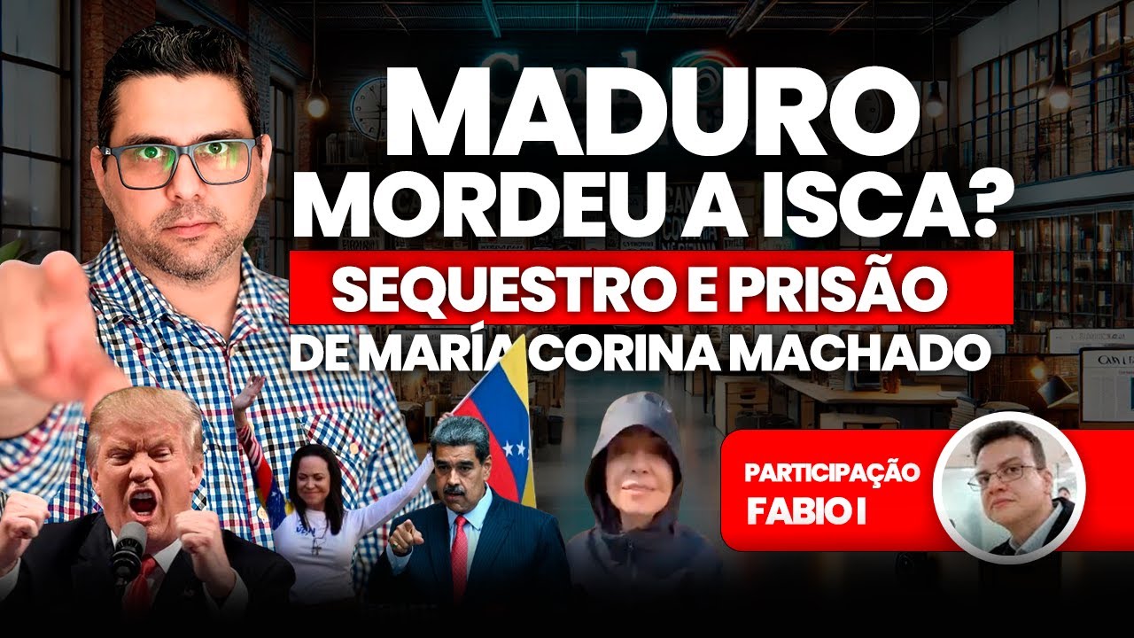 VENEZUELA - Maduro mordeu a isca? Sequestro e prisão de María Corina Machado.